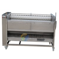 (TS-M800) High efficient cassava washing and peeling machine/brush roll vegetable peeler and washer