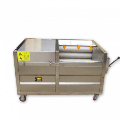 High Performance Small Potato Peeling Machine For Restaurant Used With Vfd