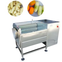 Ginger peeling machine sweet potato washing and peeling machine Brush cleaning peeling machine